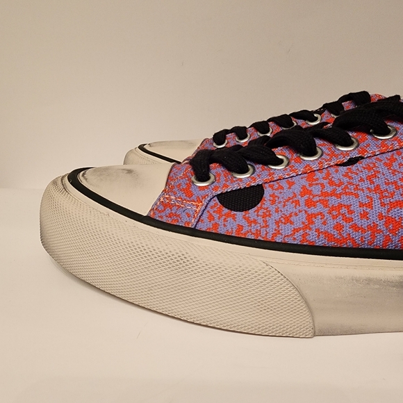 ARTICLE NO. 1007 Low-top Vulcanized Sneaker Purple/Red Men's Size 8 - Picture 2 of 11